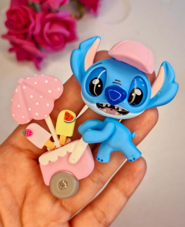 Stitch Com Carrinho Picolé