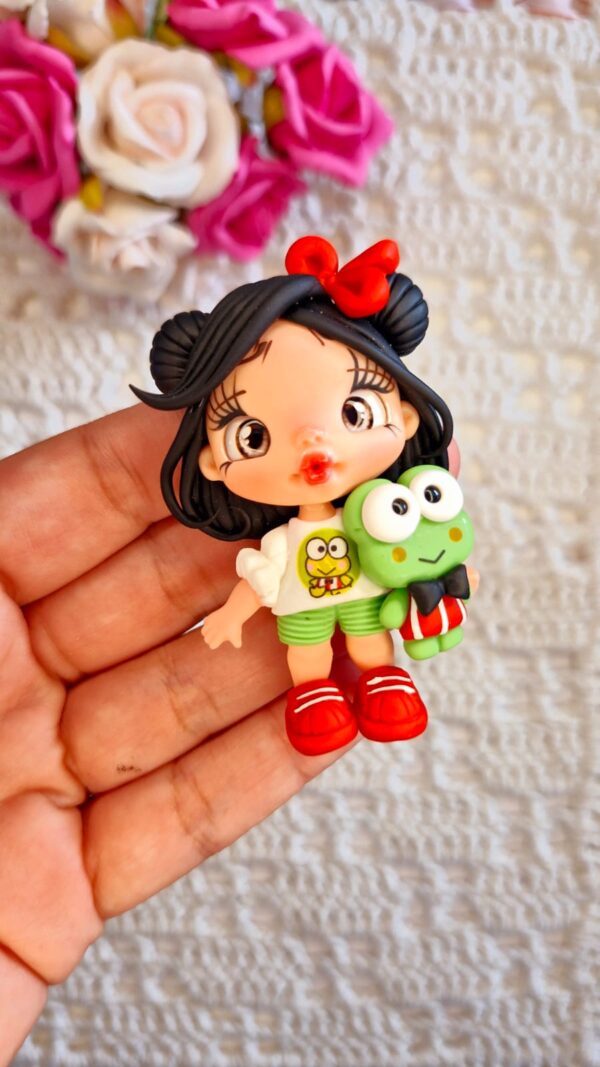 Menina Com Keroppi